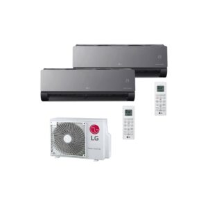 LLG Duo-Split 5.4Kw 2x 3.5Kw Artcool Black
