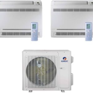 Gree Multi Split 5kw met 2x vloermodel 2.5kw