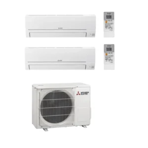 Mitsubishi Electric Multi Split systeem met twee MSZ binnenunits