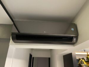 LG Artcool Zwart installatie Remcool Airco Service Friesland